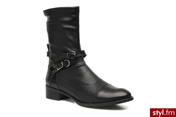 JB MARTIN PÓŁBUTY I BOTKI BERUA BY (Czarny) - Botki Buty Moda