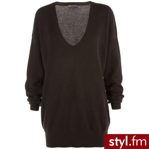VINCE BV0683-72503 304BWL BLACK WILLOW CASHMERE N22K17 - Polyvore. Pobrano ze strony: http://www.polyvore.com/vince_bv0683-72503_304bwl_black_willow/thing?id=24269703 - Pozostałe Ciuchy Moda