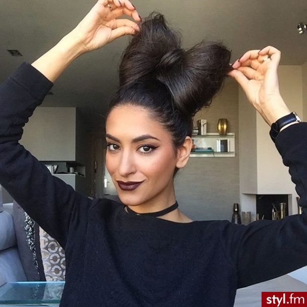 Brązowe Upięcie Proste Na co dzień Długie Fryzury