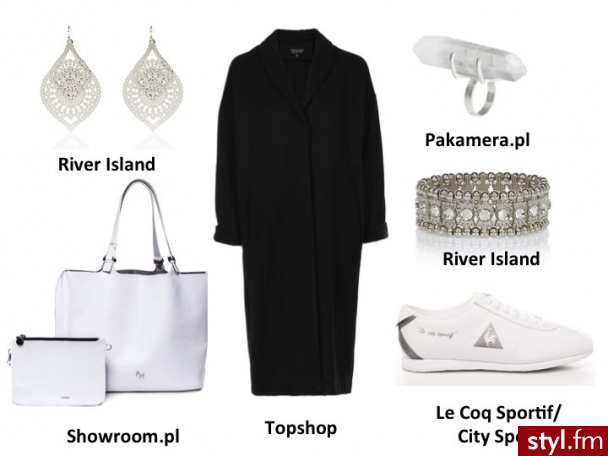 Czarny płaszcz w 5 odsłonach - Pozostałe Ciuchy Moda