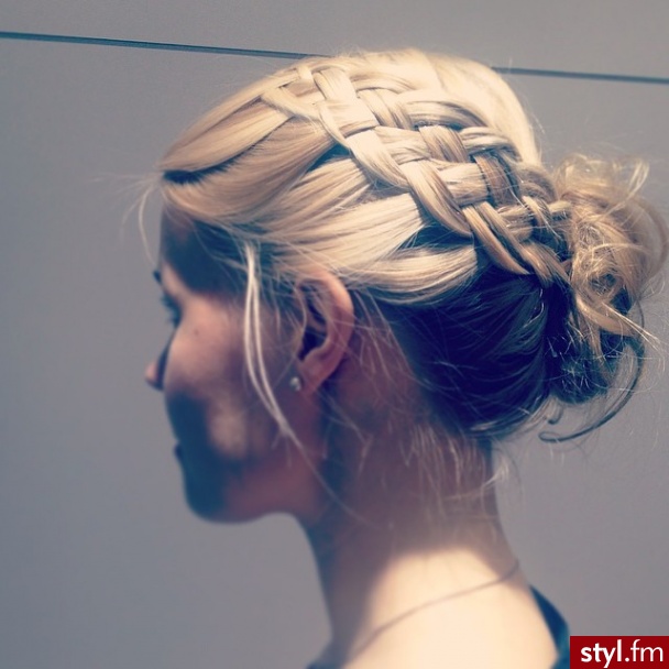 Blond Warkocze Proste Na co dzień Długie Fryzury