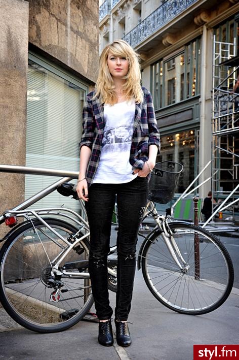 T-Shirt and Jacket by TOPSHOP, Richelieu Shoes by H&M - Moda uliczna Inne Moda