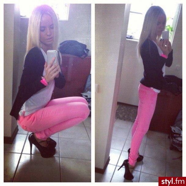 Jeansy Spodnie Moda