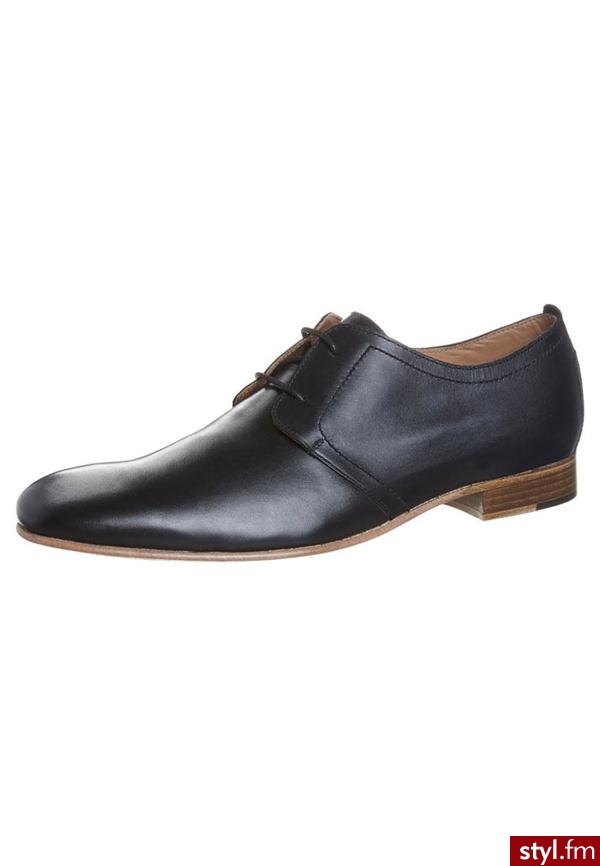 zign Oksfordki czarny 5411-10725 - Pozostałe Buty Moda