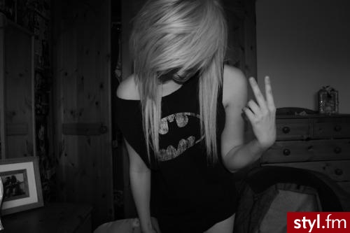 Blond Rozpuszczone Proste z grzywką Na co dzień Krótkie Fryzury
