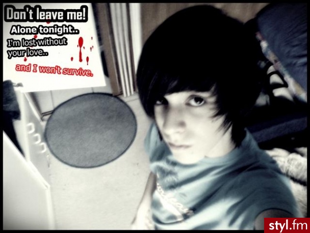 EMO Alternatywne Średnie Fryzury