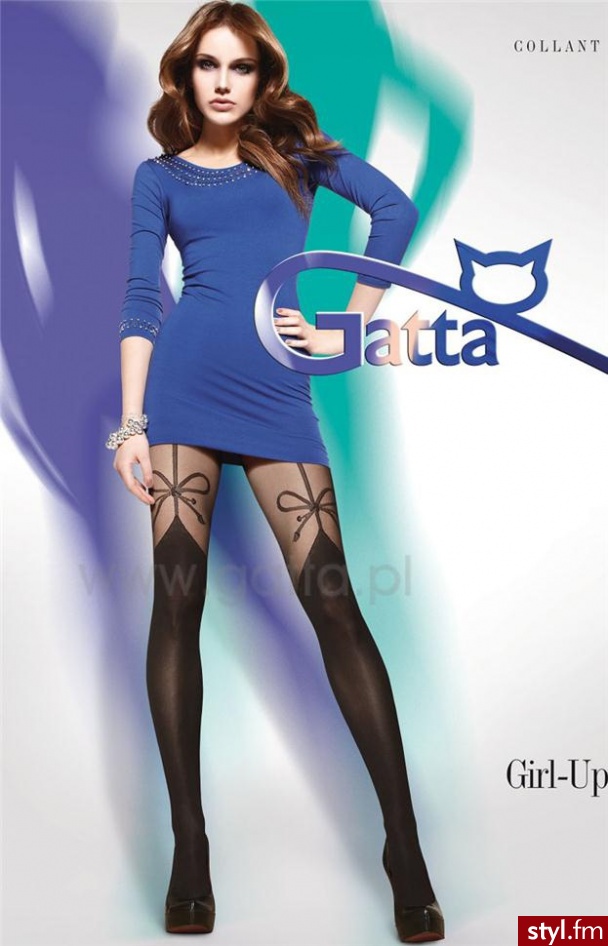 Gatta rajstopy Girl-Up 07 (nero (czarny) - Rajstopy Bielizna Moda