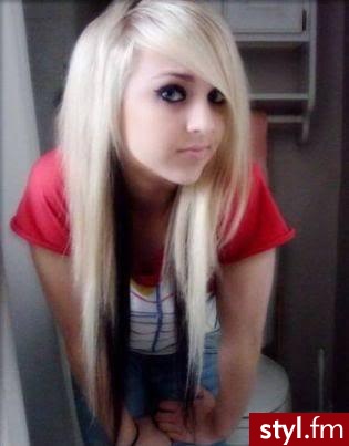 EMO Alternatywne Średnie Fryzury