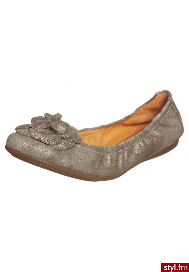 Zign Baleriny szary - Balerinki Buty Moda