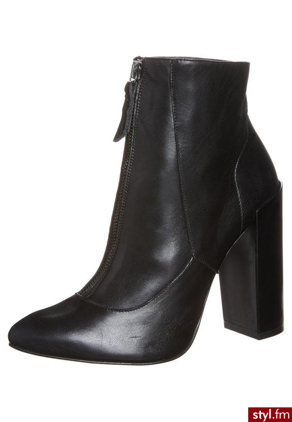 zign Botki czarny zz0213-32 - Botki Buty Moda