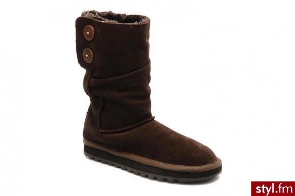 Skechers PÓŁBUTY I BOTKI FREEZING TEMPS BY SKECHERS (Brązowy) - Botki Buty Moda