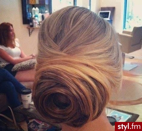 Blond Upięcie Proste Na co dzień Długie Fryzury