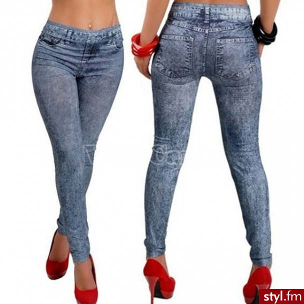 Jeansy Spodnie Moda
