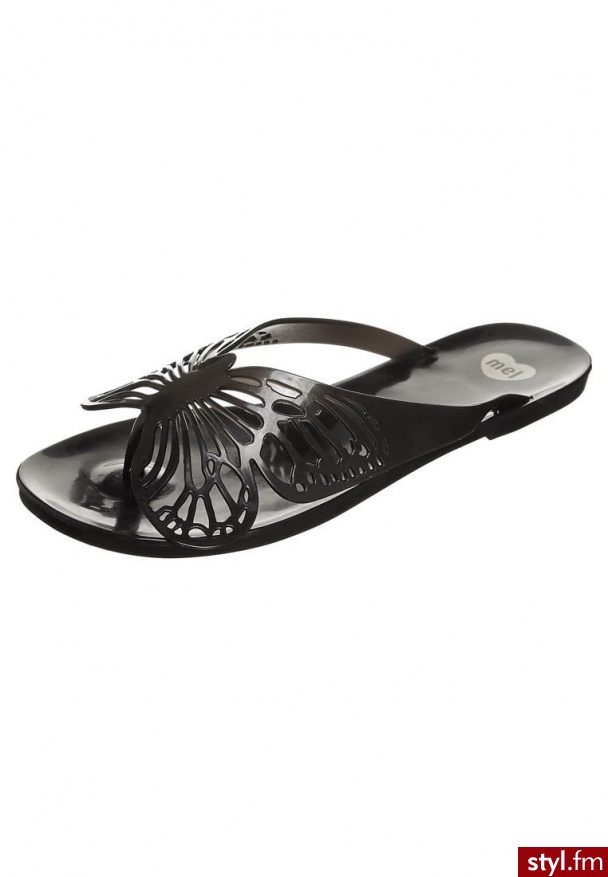 Mel by Melissa MELON Japonki kąpielowe czarny (32079) - Klapki Buty Moda