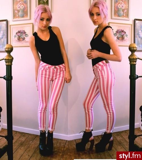 Jeansy Spodnie Moda