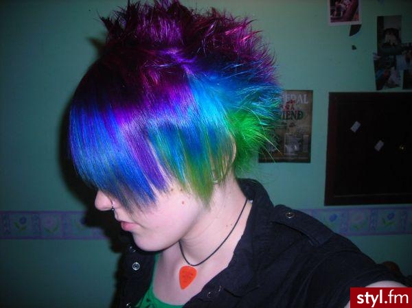 Punk Rock Alternatywne Średnie Fryzury