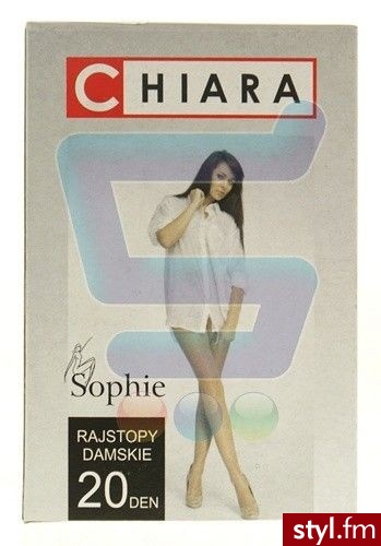 CHIARA Rajstopy Damskie Sophie 1 szt BEIGE 4 XL - Rajstopy Bielizna Moda