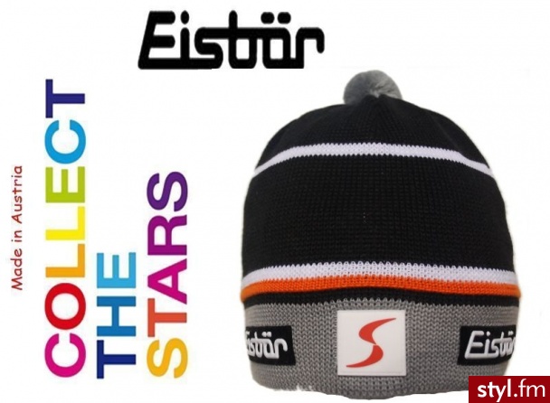 EISBAR zimowa czapka na narty MAX MU black - Nakrycia głowy Dodatki Moda