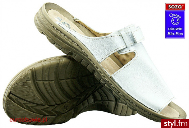 SOzA buty Bio Eco SO-536-A - Klapki Buty Moda