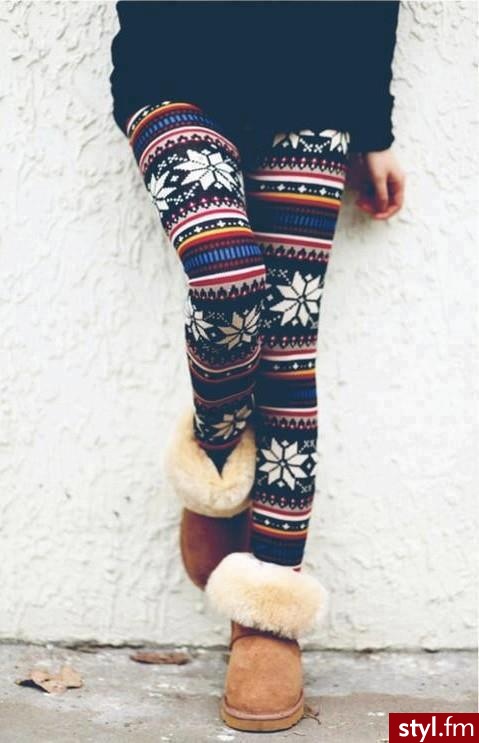 Leginsy Spodnie Moda