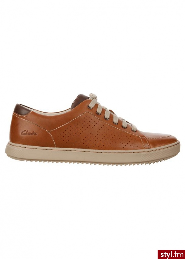 CLARKS Półbuty niven life 5 brązowy Odcienie beżu i brązu Trampki i tenisówki - Półbuty Buty Moda