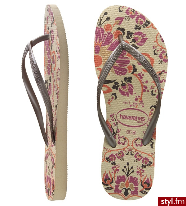 Havaianas JAPONKI SLIM PARADISE - Klapki Buty Moda