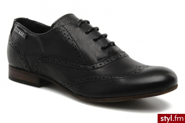 Le temps des cerises BUTY SZNUROWANE BETTY BY LE TEMPS DES CERISES (Czarny) - Pozostałe Buty Moda