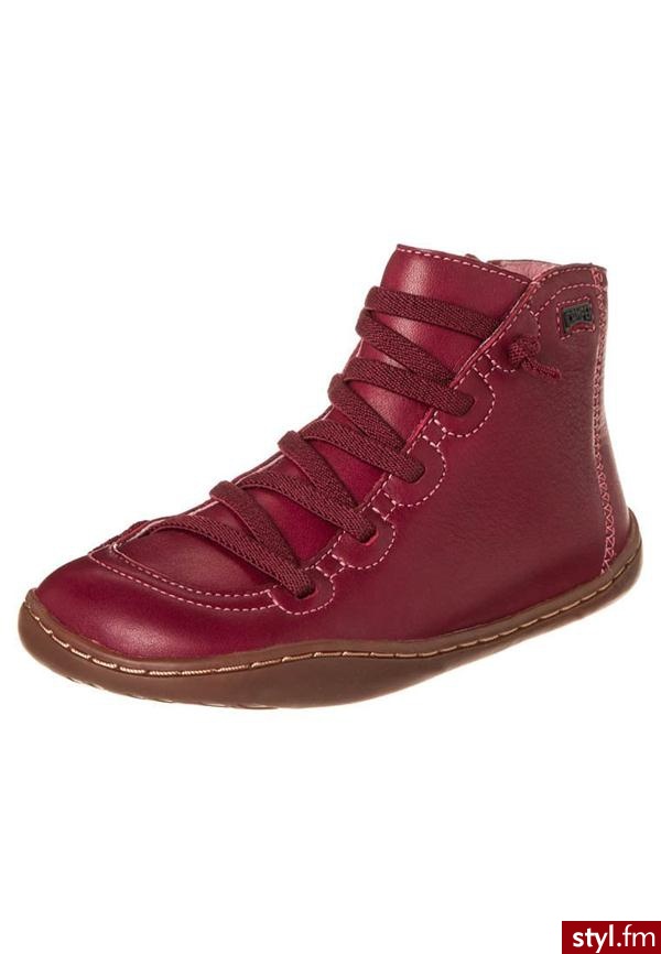 Camper PEU CAMI Botki sznurowane czerwony (90085-021) - Botki Buty Moda