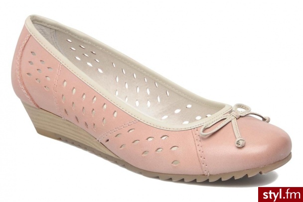 Jana Balerinki LUMINA (Różowy) - Balerinki Buty Moda