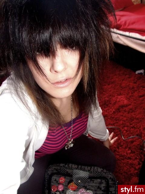 EMO Alternatywne Średnie Fryzury