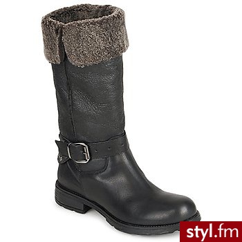 Now BUTY HENRIETTA Black - Kozaki Buty Moda