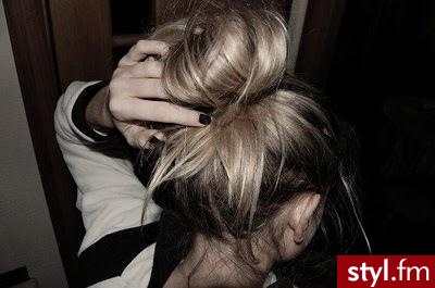 Blond Upięcie Proste Na co dzień Średnie Fryzury