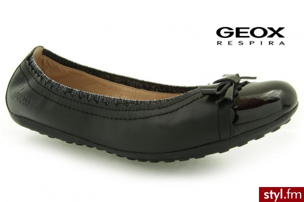 Geox PIUMABAL BLACK - Balerinki Buty Moda
