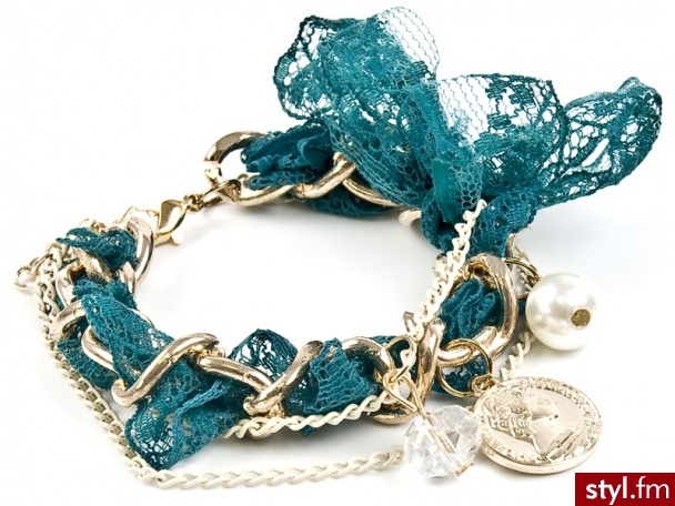 Iloko BRANSOLETKA CHARMSY EMERALD - Wisiorki Biżuteria Moda