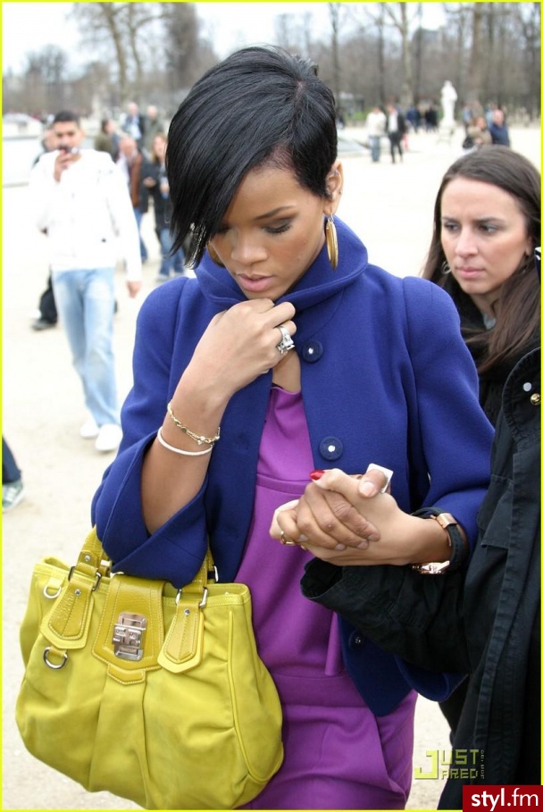 Rihanna in paris - Moda uliczna Inne Moda