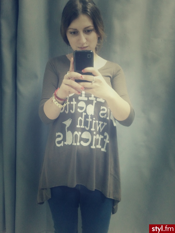 :) - T-shirt Ciuchy Moda