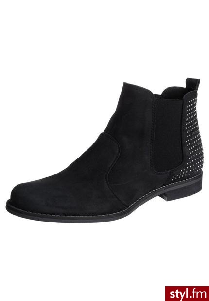 Zign Botki czarny - Botki Buty Moda