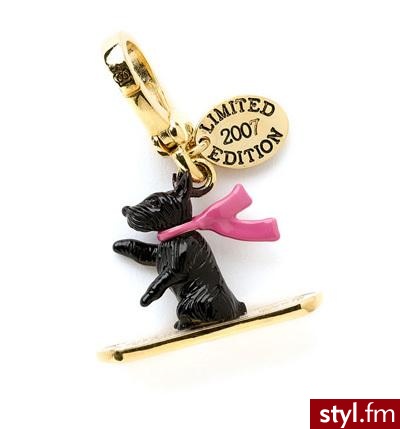 dla miłośniczek Yorków specjalnie od Juicy Couture przewieszka do bronsoletki - 42$ - Pozostałe Dodatki Moda