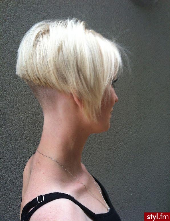 Blond Rozpuszczone Proste Na co dzień Krótkie Fryzury