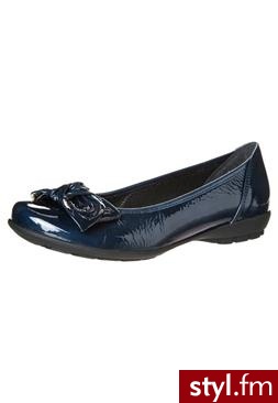 Gabor Baleriny niebieski (74.235) - Balerinki Buty Moda