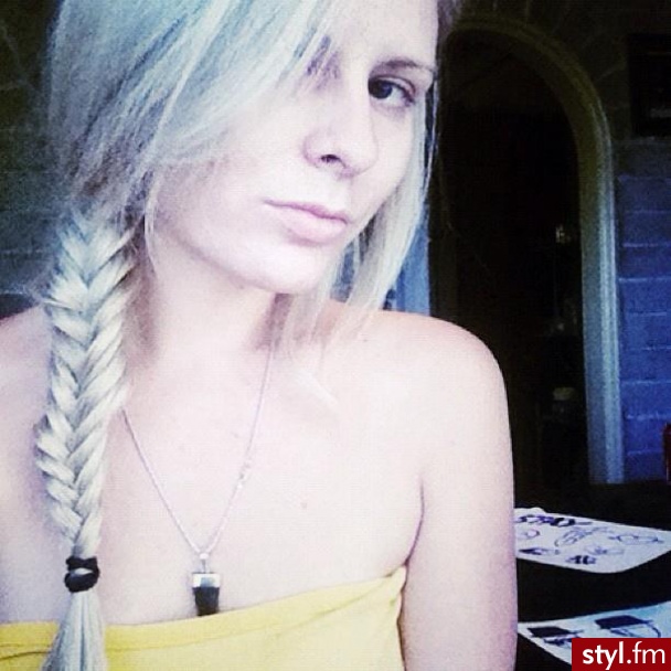 Blond Warkocze Proste Na co dzień Długie Fryzury