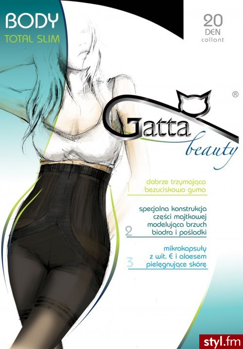 Gatta Rajstopy Body Total Slim - Body Bielizna Moda