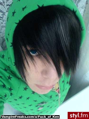EMO Alternatywne Średnie Fryzury