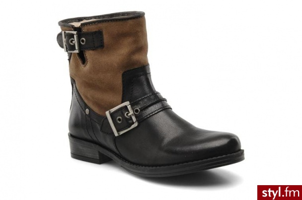Addict-Initial PÓŁBUTY I BOTKI CATALPA BY ADDICT-INITIAL (Czarny) - Botki Buty Moda