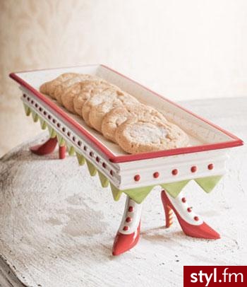Ceramiczny stojaczek na ciasteczka, czekoladki czy cukierki :) Cena: $105 - Misz-masz