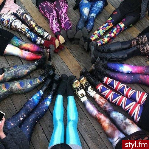 Leginsy Spodnie Moda