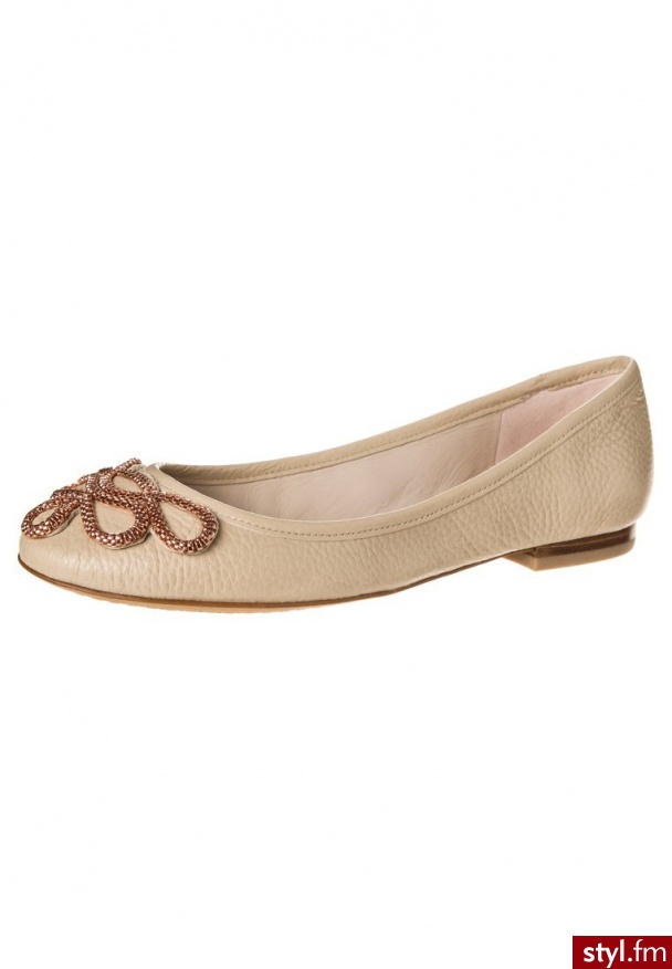 VINCE CAMUTO BALERINY BEŻOWY (SEQOUIA) - Balerinki Buty Moda
