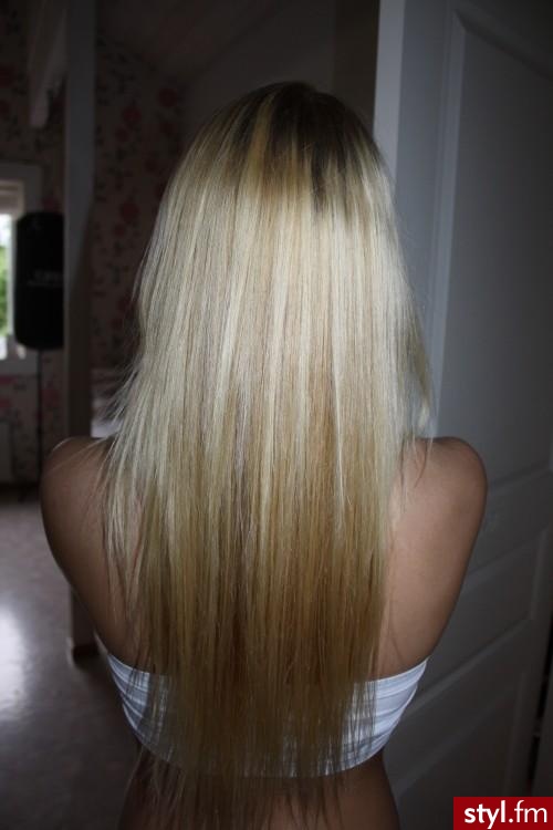 Blond Rozpuszczone Proste Na co dzień Długie Fryzury