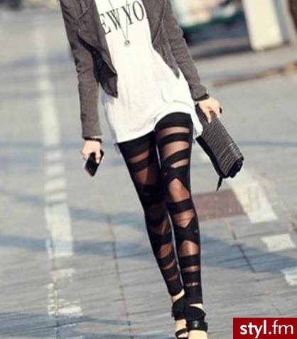 Leginsy Spodnie Moda