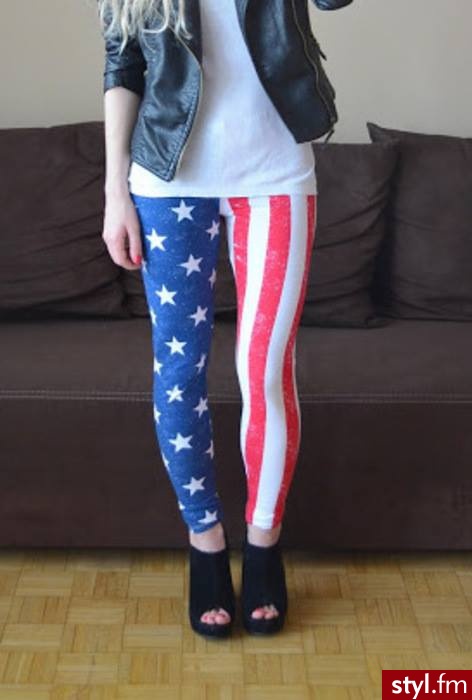 Leginsy Spodnie Moda